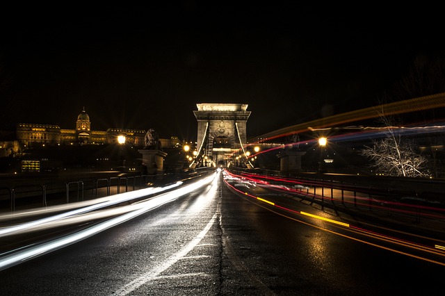 light trails