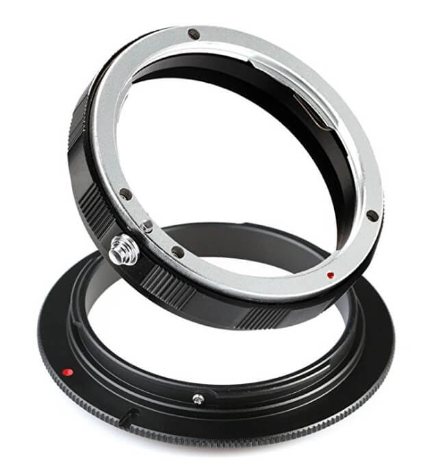 reverse lens adaptor