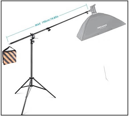 Adjustable Tripod Boom Light Stand