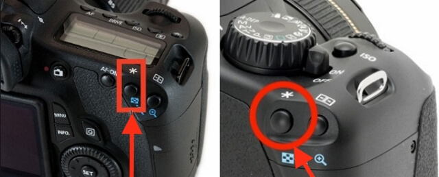 AE lock button
