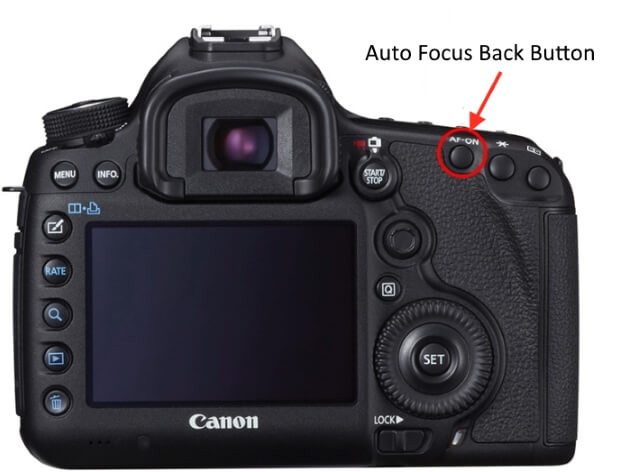 back focus button