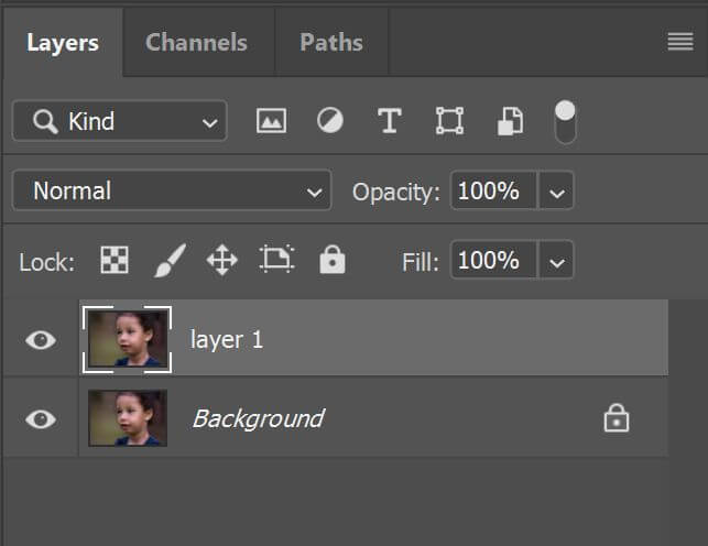 Photoshop menu