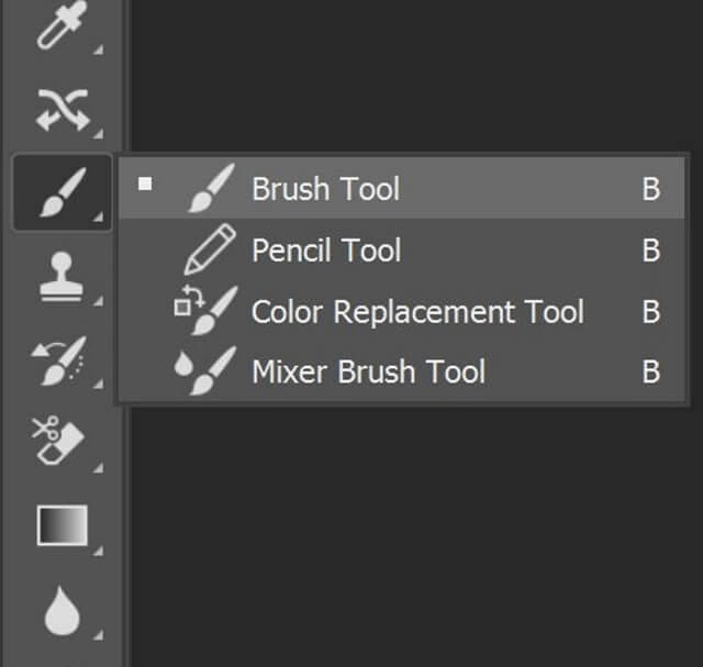 Photoshop menu
