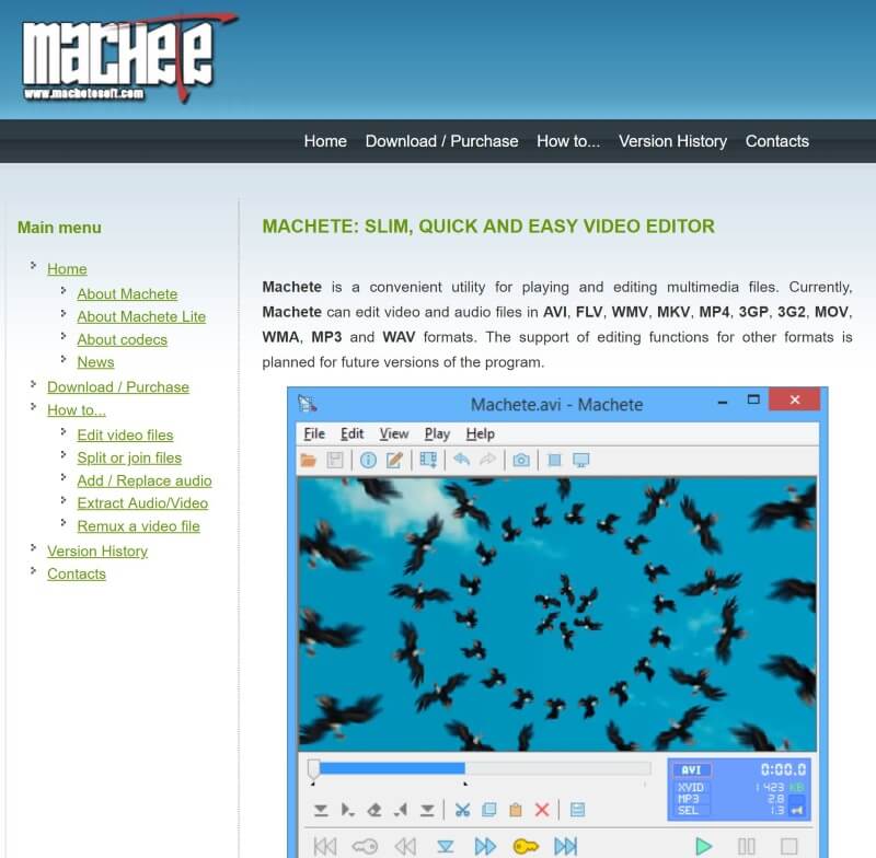 machete