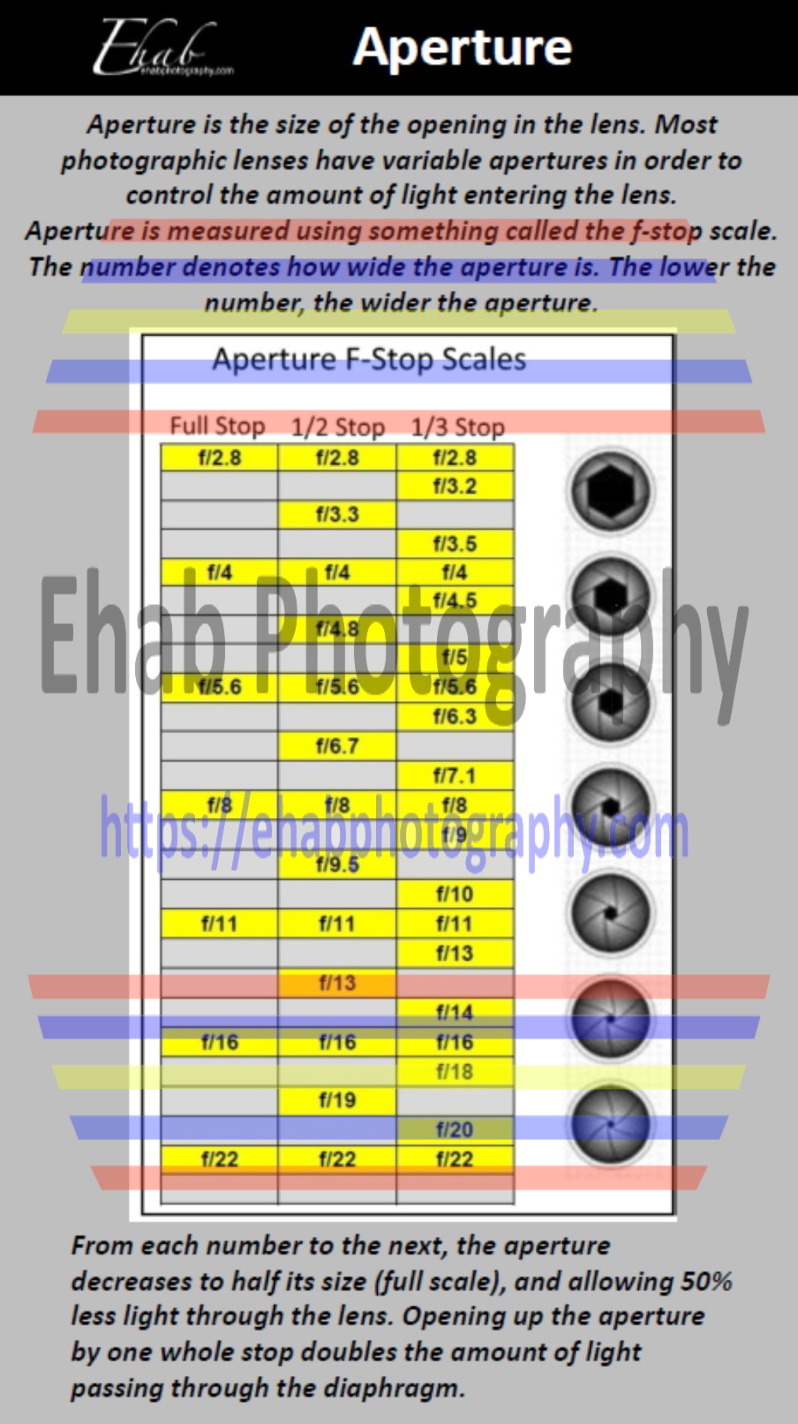 free photography cheat sheets