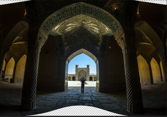 A sample photo is shown below after fixing lens correction