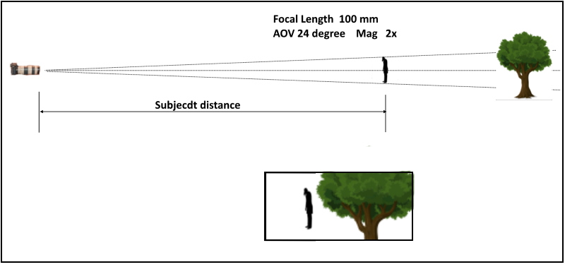Lens compression in photography