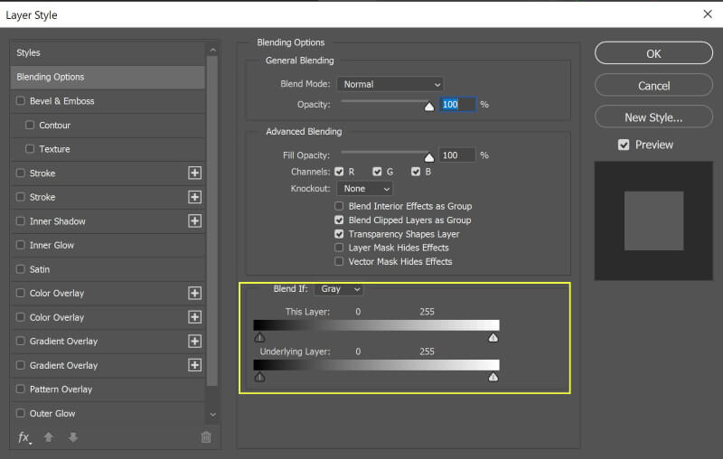 What is “Blend If” in Photoshop?