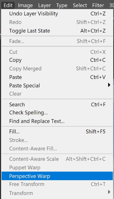 Adjust Perspective in Photoshop