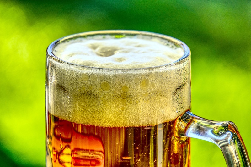 a glass of beer