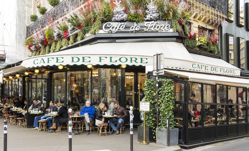 Paris; France-:The cafe De Flore